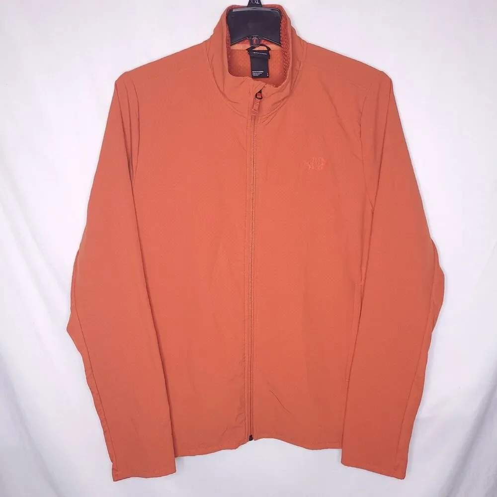 The North Face Jacket Mens Large Orange Fleece Treadway Hybrid